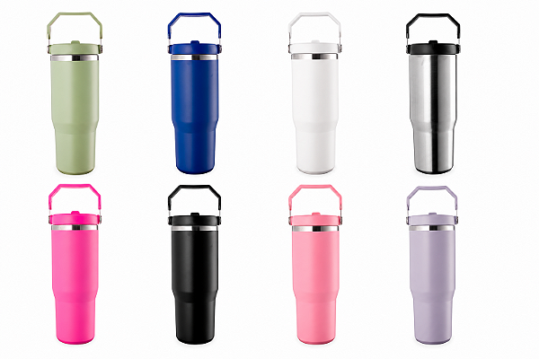 Copo Térmico Tumbler Flip com Alça 800ml - Personalizado
