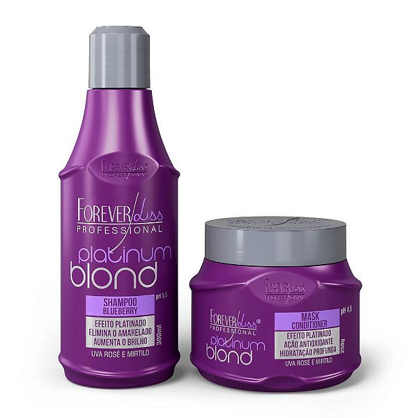 Kit Matizador Forever Liss Platinum Blond