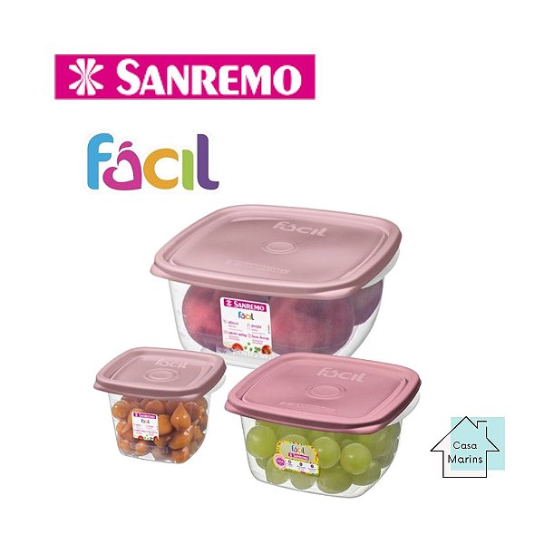 Potes Plásticos Linha Fácil Sanremo