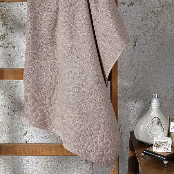 Toalha de Banho Döhler Jacquard Confort Vienna 100% algodão 500 g/m²