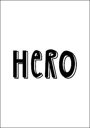 Quadro Infantil Hero