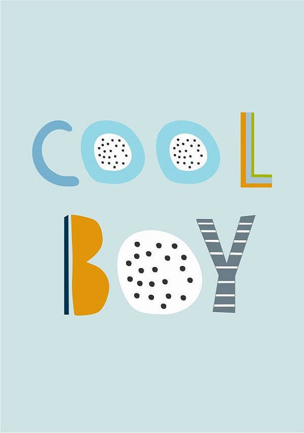 Quadro Infantil cool boy