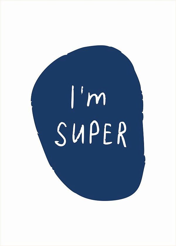 Quadro Infantil I'm super