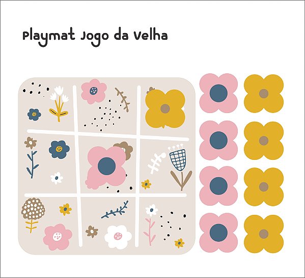 Playmat Jogo da Velha