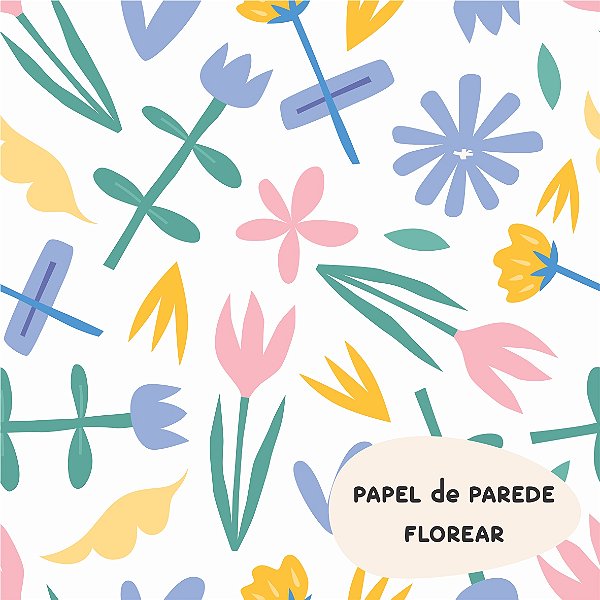 Papel de Parede Florear