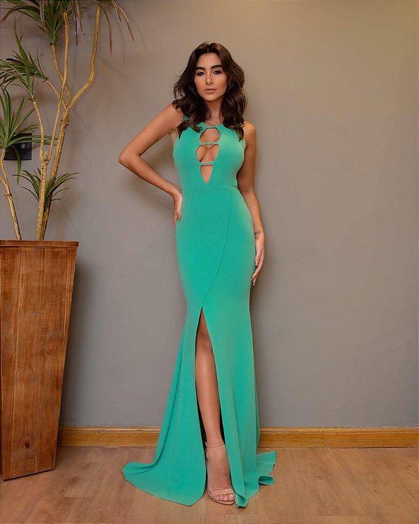 Vestido Longo Luiza Verde