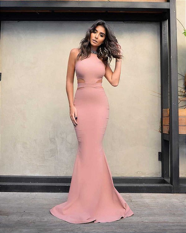 Vestido Longo Chocker