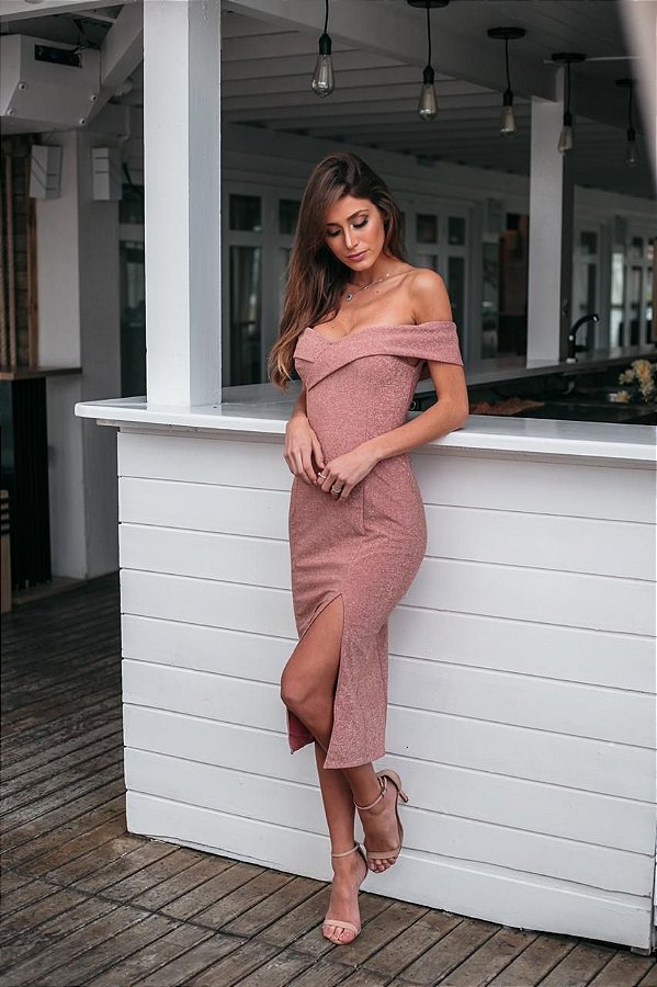 Vestido Mid Liliane Rose