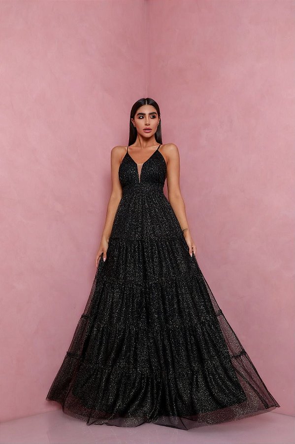 Vestido Longo Queen Dourado