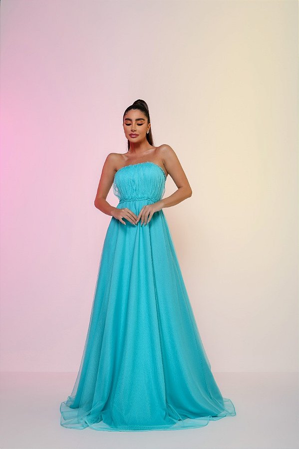 Vestido Longo Rochele Tiffany