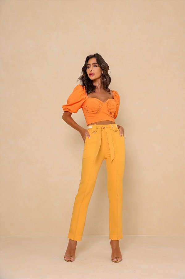Cropped Dessa Laranja