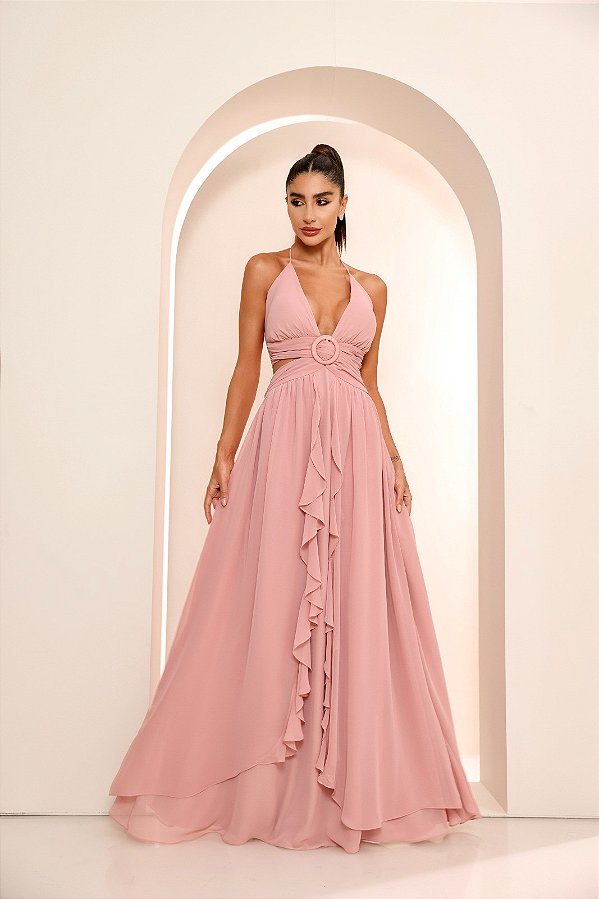 Vestido Longo Beth Rose