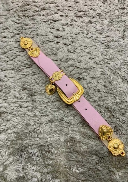 Cinto Coraçao Rosa