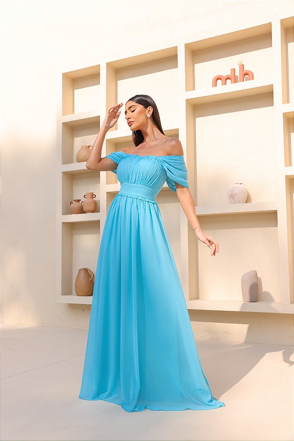 Vestido Longo Deli Ciganinha Tiffany