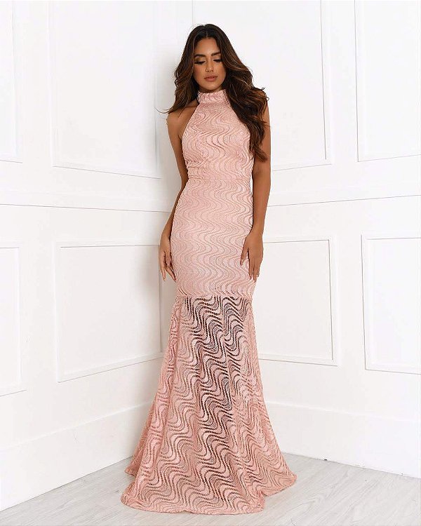 Vestido Longo Vic Rose