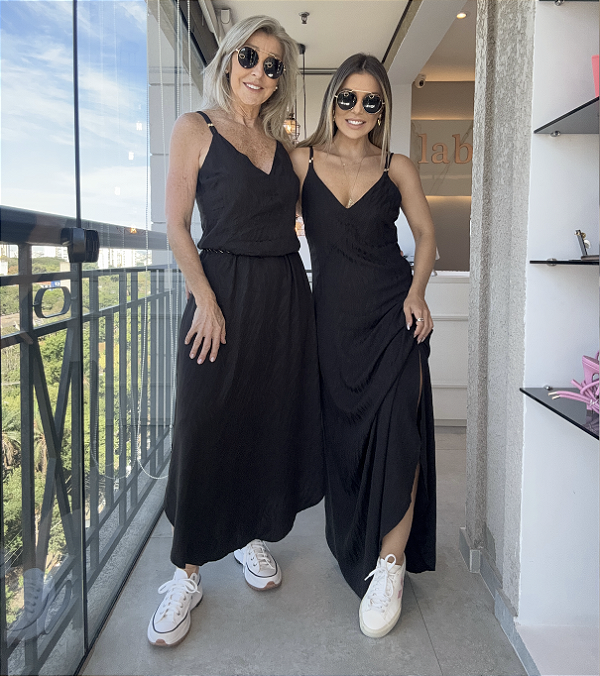 Vestido Longo Paola Preto