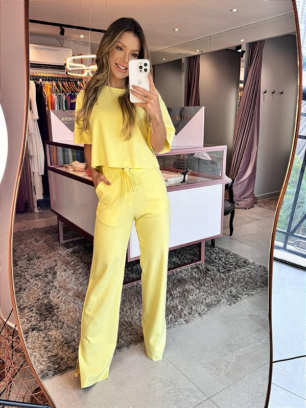 Conjunto Cloe Amarelo