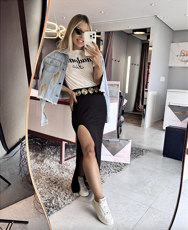 Saia Longa Strong Preto