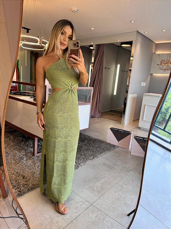 Vestido Tricot Julia Verde