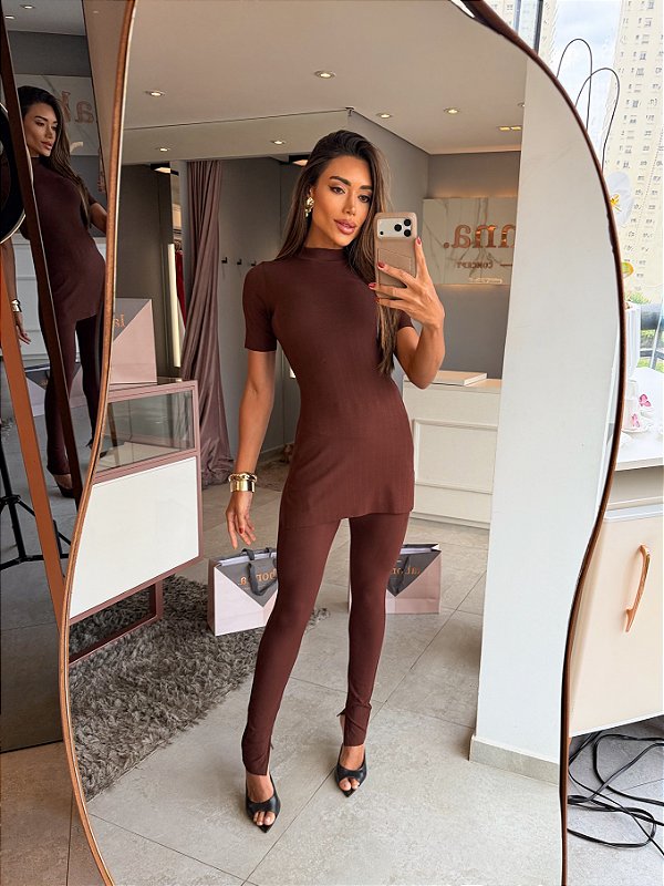 Conjunto Bali Jaque Marrom