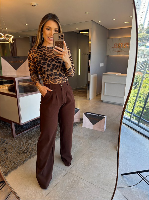 Calça Chloe Vanessa Marrom