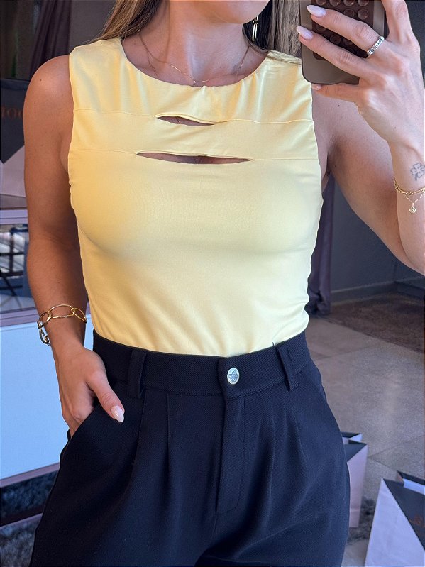 Regata Nanda Amarelo