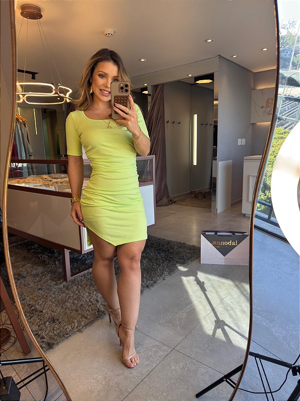 Vestido Curto Assimétrico Juju Lima