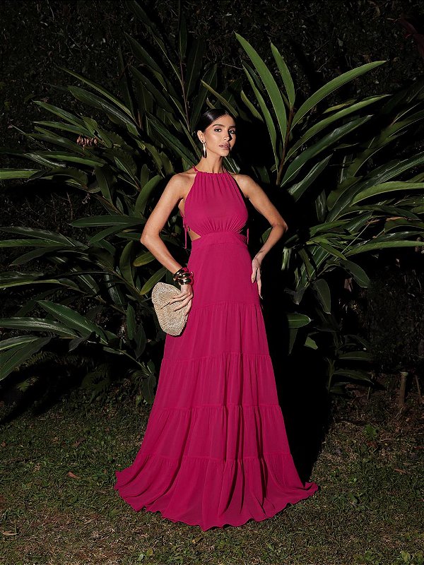 Vestido Longo Suzi Pink