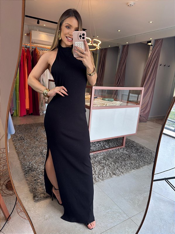 Vestido Frente Unica Strong Juju Preto