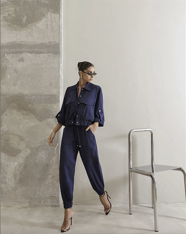 Conjunto Jogger Tata Azul Marinho
