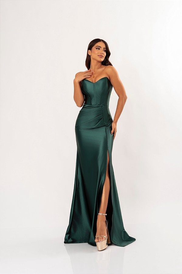 Vestido Longo Lua Verde