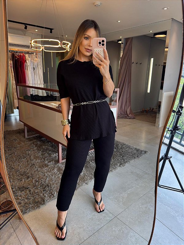 Conjunto Allure Miami Preto