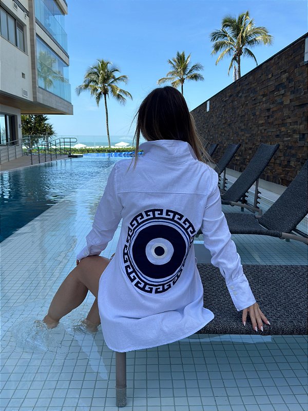 Max Camisa Olho Grego Branco
