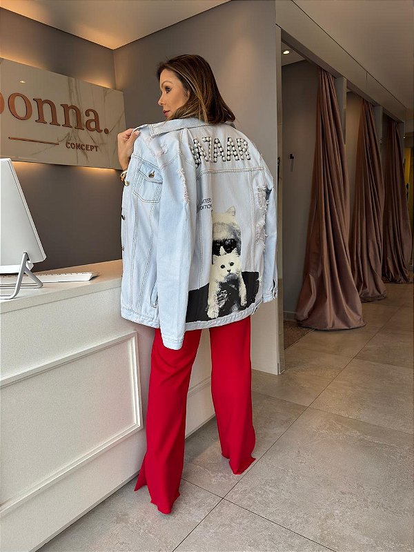 Jaqueta Jeans Over Bazar