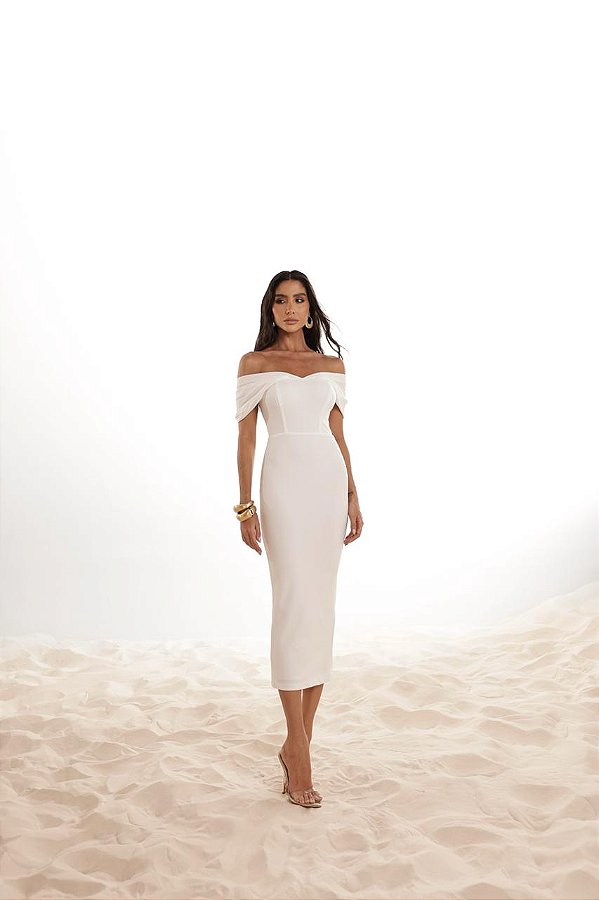 Vestido Midi Aurora Off