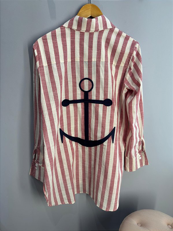Max Camisa Listrada Ancora