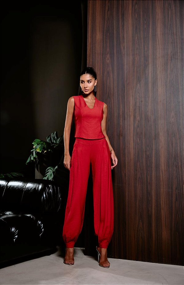 Conjunto Aladin Avi Vermelho