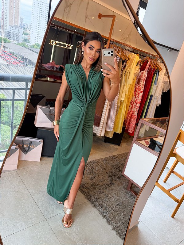 Vestido Longuete MC Tave Verde