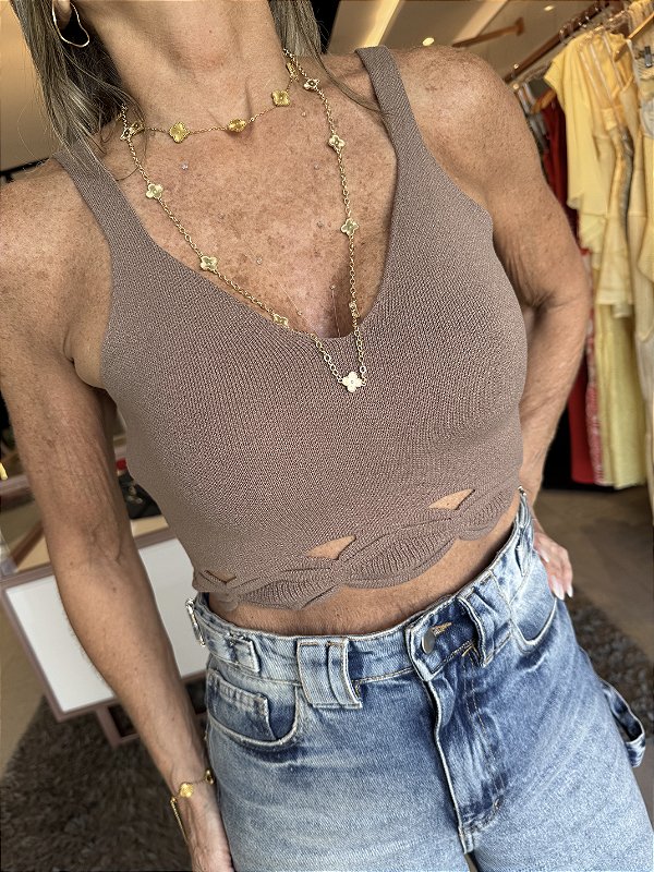 Cropped Modal Lizzie Nude