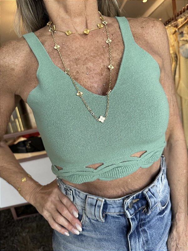 Cropped Modal Lizzie Verde