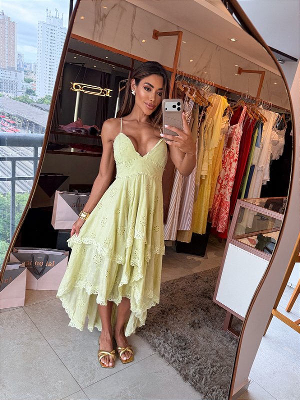 Vestido Mullet Dream Verde Menta