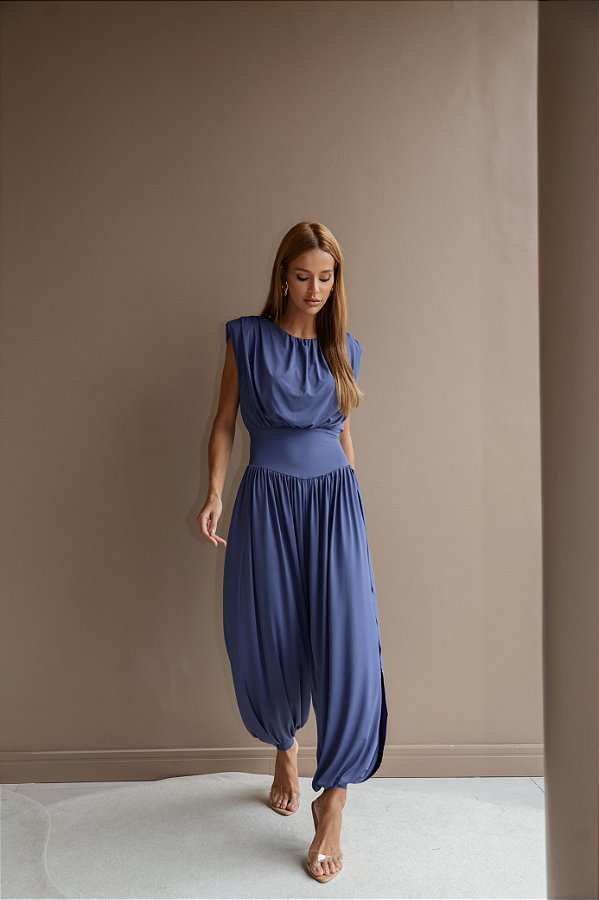 Macacão Aladin Azul Jeans