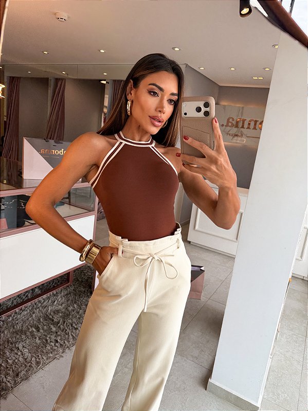 Body Stella Sport Marrom