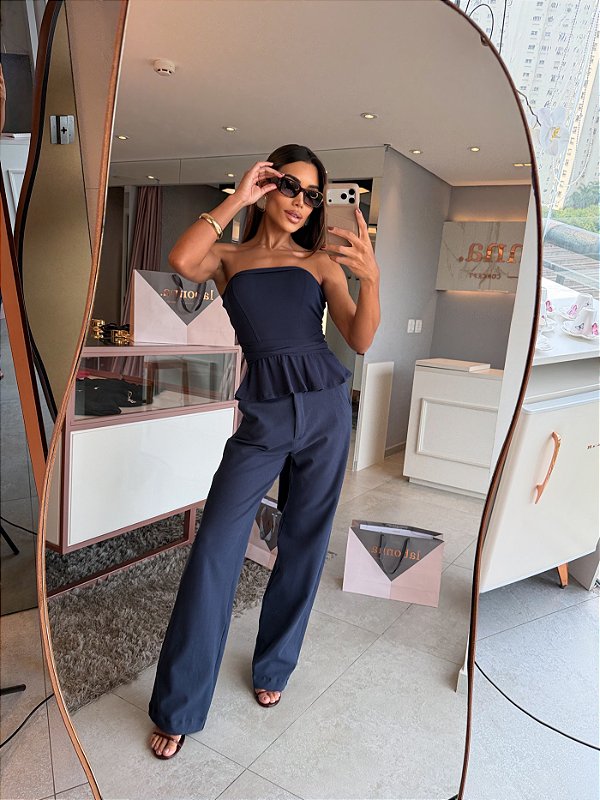 Calça Chloe Vanessa Azul Marinho