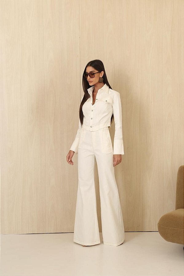 Conjunto Casaqueto Com Calça Off Juju - ENVIO 20/03/26