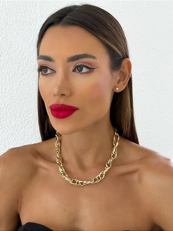 Colar Dourado Nyna