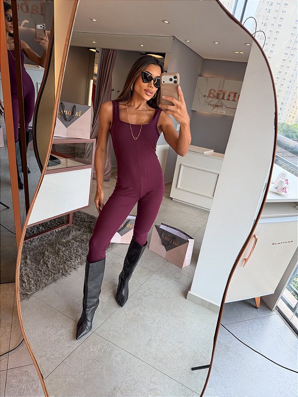 Macacão Bali Ameixa