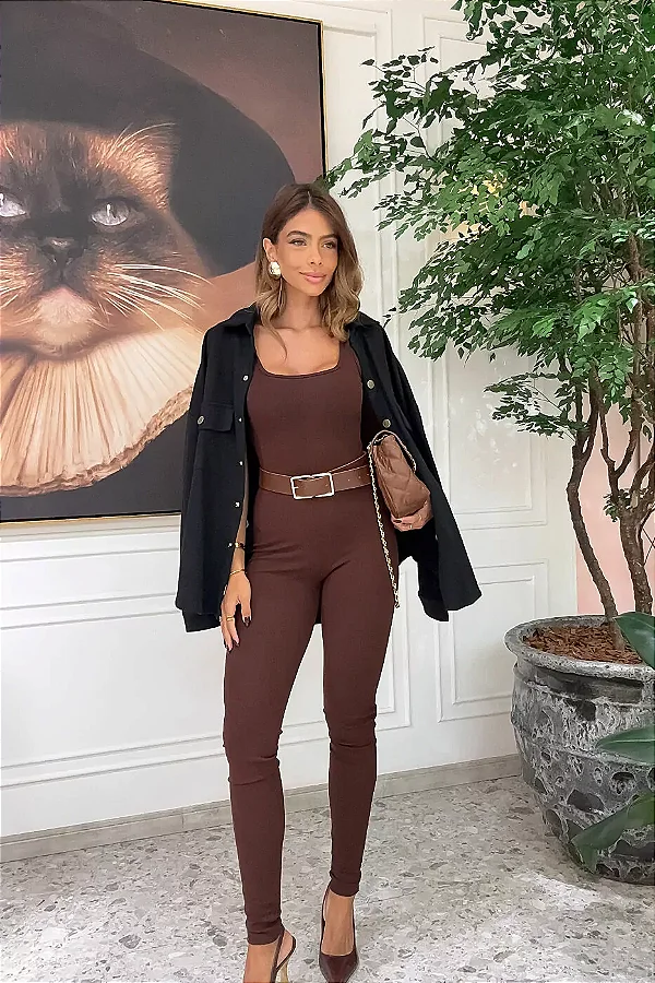 Macacão Bali Marrom