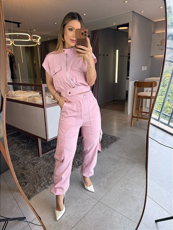 Conjunto Cargo Liocel Dalia Rosa