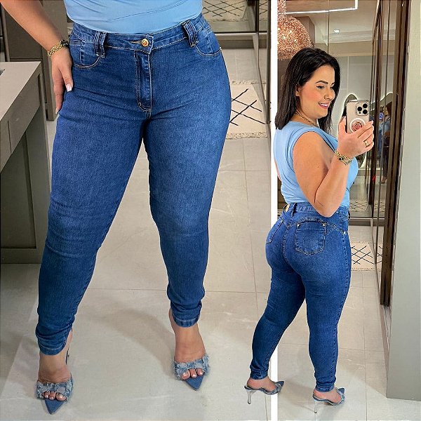 Calça Jeans CL Skinny Carol Plus Size